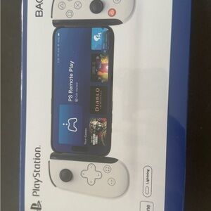 Sony Blue and White Handheld Gaming Console